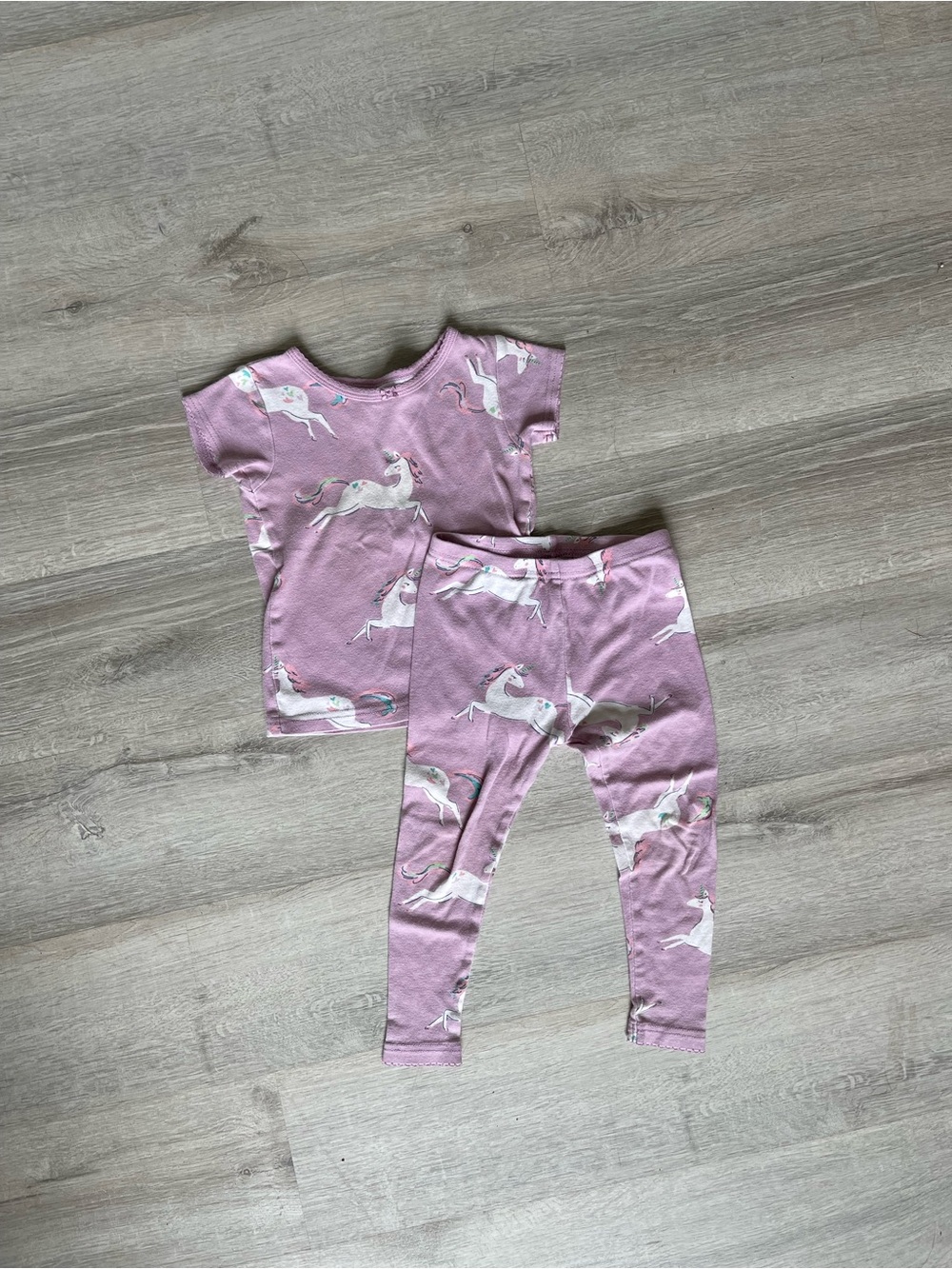 Carter's Lavender Unicorn Two-Piece Pajama Set